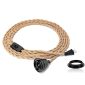 15ft Twisted Hemp Rope Cord with Plug-2