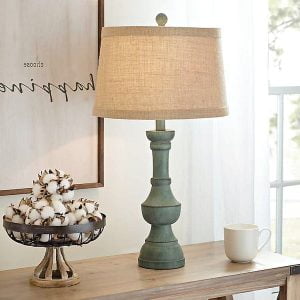 Antique Farmhouse Lamps Teal