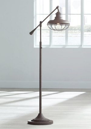 Chunky Farmhouse Floor Lamp Industrial