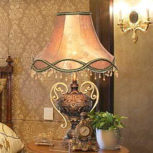 Country Chic Table Lamps Bedroom Vintage