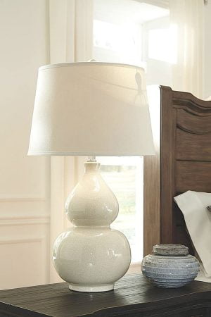 Country Cottage Style Table Lamps Ceramic White