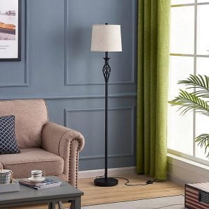 Country Farmhouse Floor Lamps Tall Black