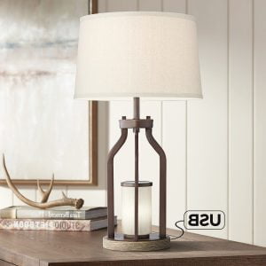 Farmhouse Desk Lamp Bronze