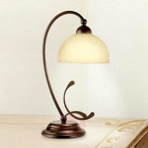 Farmhouse Desk Lamp Rustic Bronze