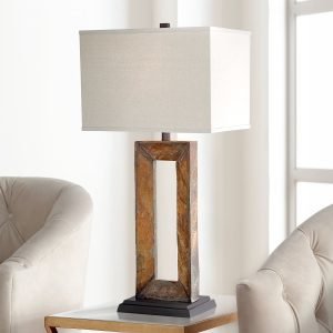 Farmhouse Lamps Natural Slate