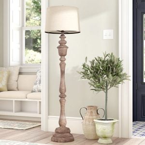 Farmhouse Rustic Floor Lamp Living Room