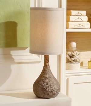 Farmhouse Style Lamps Hammered Bronze