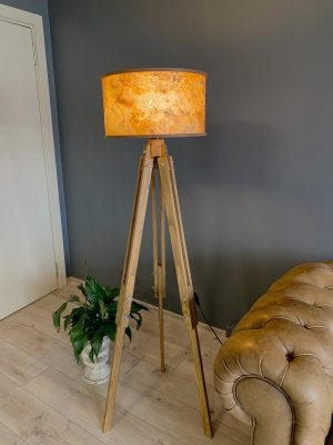 Industrial Farmhouse Floor Lamp Tall Tripod