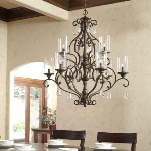 Bronze Farmhouse Chandelier