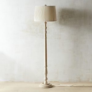 White Farmhouse Floor Lamp Antique