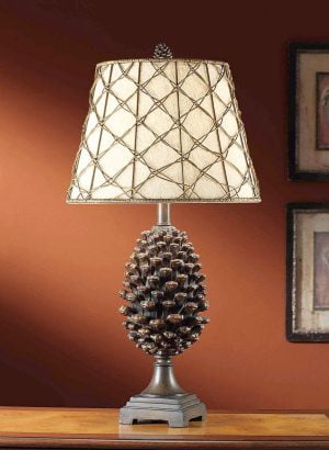 Wooden Farmhouse Lamps Pine Bluff