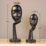 Abstract Face Sculpture Unique Artistic Desk Accent Piece dimension