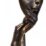 Abstract Face Sculpture Unique Artistic Desk Accent Piece side view