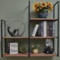 Artistic Reading Figurines with Modern Aesthetic Charm bookshelf
