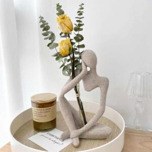 Artistic Thinker Sculptures Elegant Desk Decorations