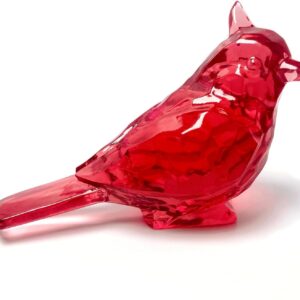 Cardinal Bird Figurine Red Home Decor