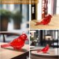 Cardinal Bird Figurine Red Home Decor 5