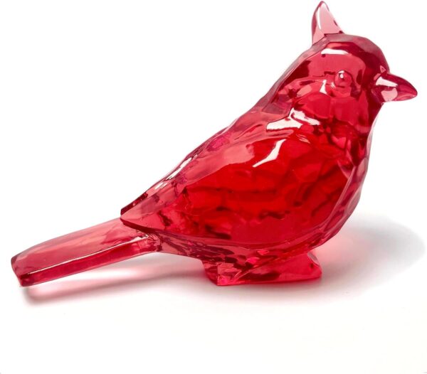 Cardinal Bird Figurine Red Home Decor