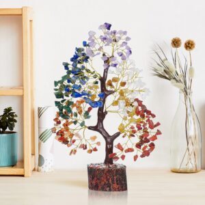 Chakra Crystal Tree Gemstone Decoration