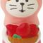 Collectible Decor Strawberry Hunting Cat Figurine 1