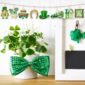 Decor Set Wooden Shamrock Hanging Ornament 5