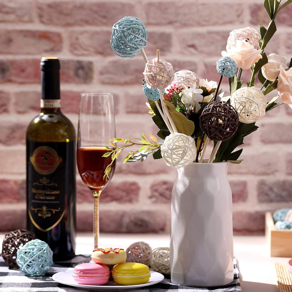 Decorative Balls Wicker Rattan Set 36PCS 5