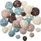 Decorative Balls Wicker Rattan Set 36PCS