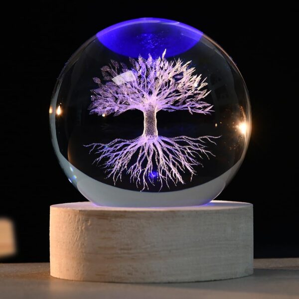 Elegant Tree Life Crystal Ball