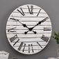 Farmhouse Shiplap Wood Wall Clock-2