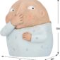 Funny Bathroom Decor Quirky Shelf Statues dimension