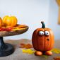 Halloween Pumpkin Statue Resin Decorations 6