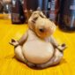 Hippo Figurine Decorative Unique Art Piece 3