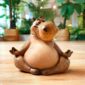 Hippo Figurine Decorative Unique Art Piece 4