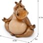 Hippo Figurine Decorative Unique Art Piece 5