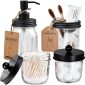 Mason Jar Bathroom Accessories Set