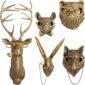 Realistic Resin Animal Head Wall Hanging 5