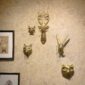 Realistic Resin Animal Head Wall Hanging
