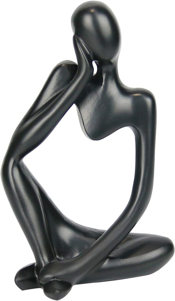 Resin Statue Abstract Thinker Figurine Home Decor