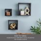 Square Cube Shelves Floating Shelf Set 3