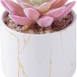 Stylish Artificial Succulent Plants Mini Fake Succulents white set1