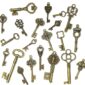 Vintage Charms Skeleton Key Set 125PCS 1