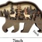 Wooden Bear Decor Rustic Home Accent 2