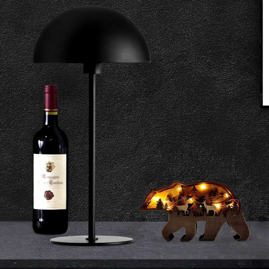 Wooden Bear Decor Rustic Home Accent 5
