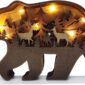 Wooden Bear Decor Rustic Home Accent