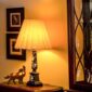 Wooden Wolf Decor With Lighted Sculpture Charm table decor